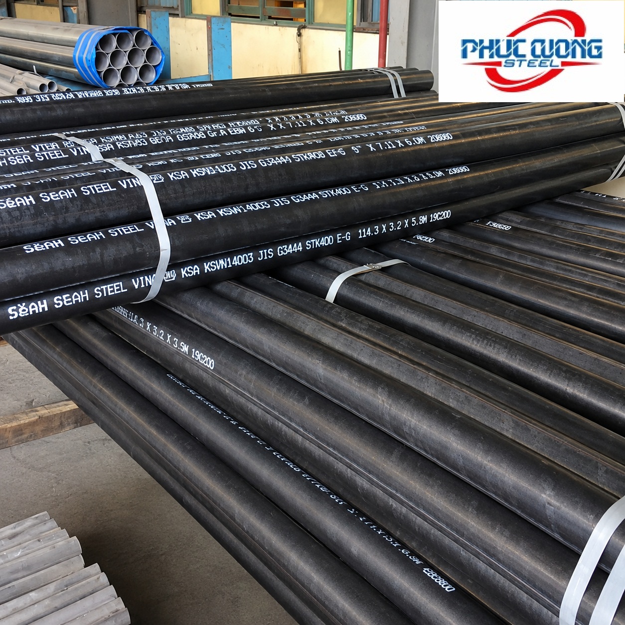 Ống hàn thép đen ф114-DN100-5''